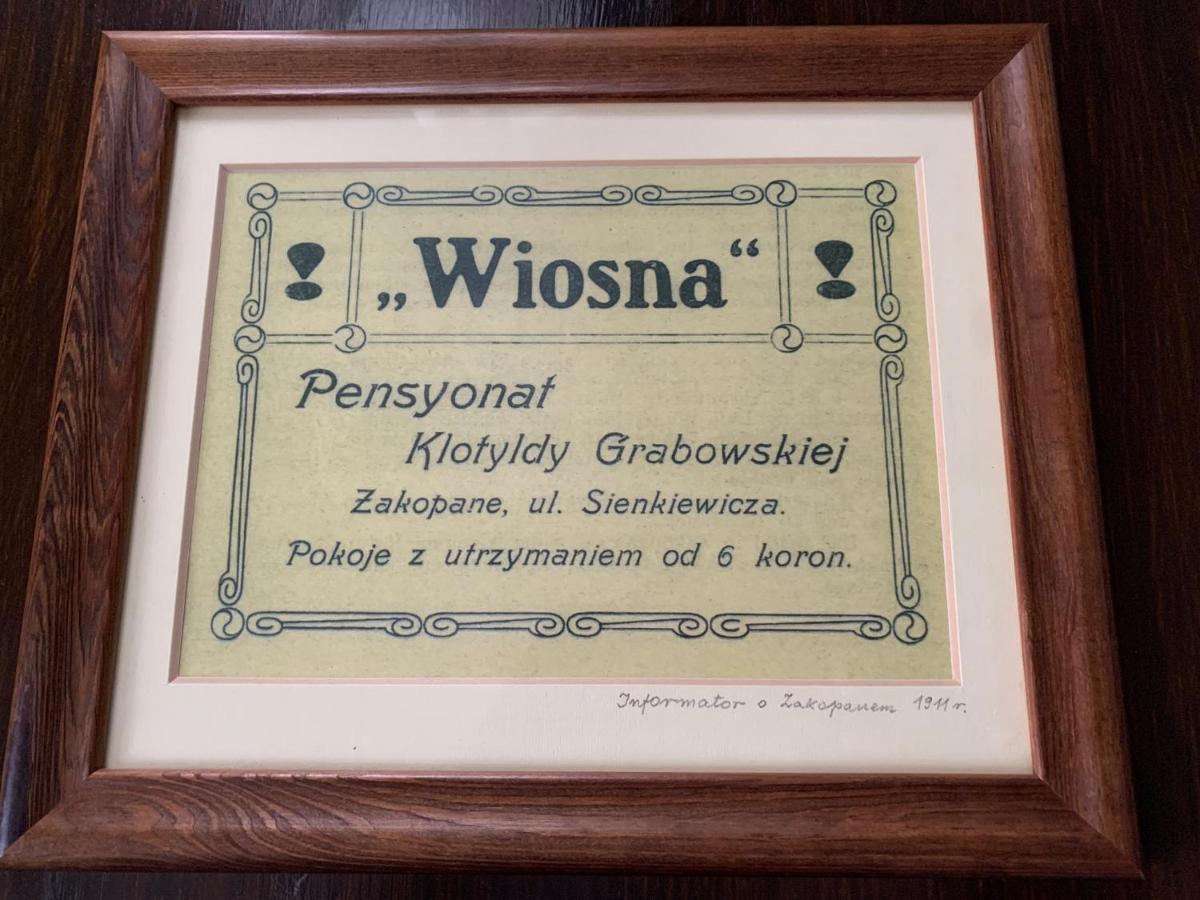 Wiosna Apartment Zakopane Bagian luar foto